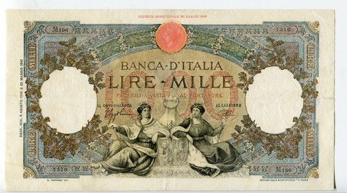 Banconota 1000 lire regine del - lire,