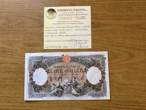 Banconota lire 1000 - banconota,