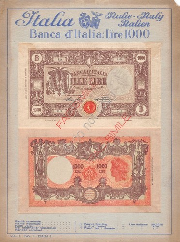 Banconota 1000 lire - 1000,