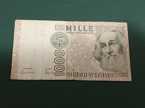 Banconota italia repubblica - italia,