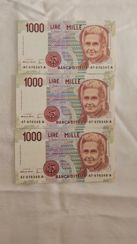 Banconote 1000 lire con - banconote,
