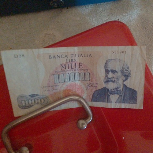 Banconota 1000 mille - banconota, lire