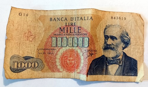 Banconota 1000 lire giuseppe - 1000,