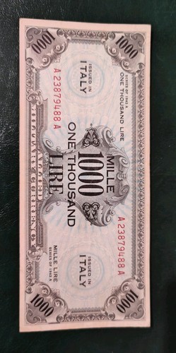 Banconota molto rara 1000 - , am