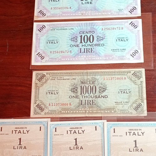 Lotto banconote italia - banconote, in