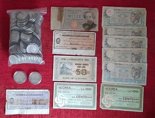 Lotto monete banconote - lotto, e