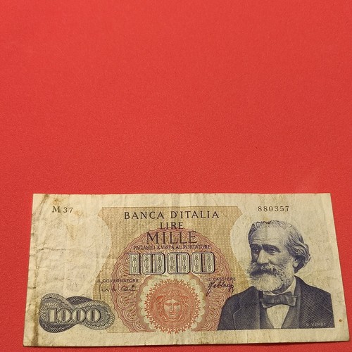 Banca italia banconota - banconota, 1000