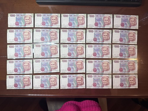 Lotto banconote lire - banconote,