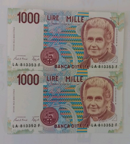 Banconote 1000 lire maria - 2,