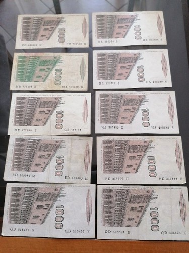 Lotto banconote lire - lotto,