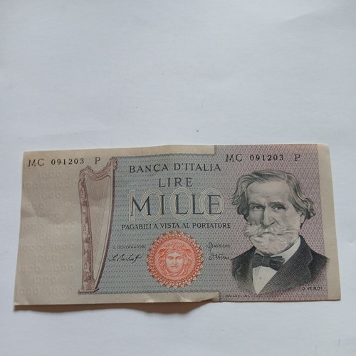 Banconota 1000 lire giuseppe - banconota,