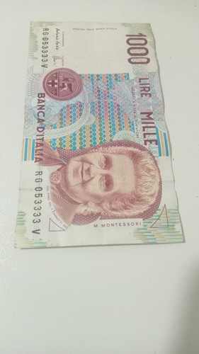 Banconota 1000 lire italia - banconota,