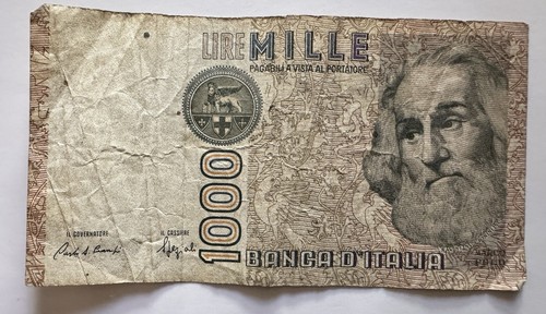 Banca italia banconota - banca,